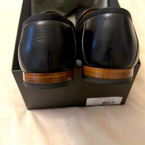 M.GEMI ; Black Italian Dress Loafers; Size 42 / US size 9